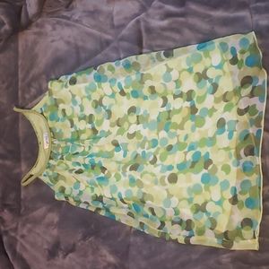 Girls green dress size 8